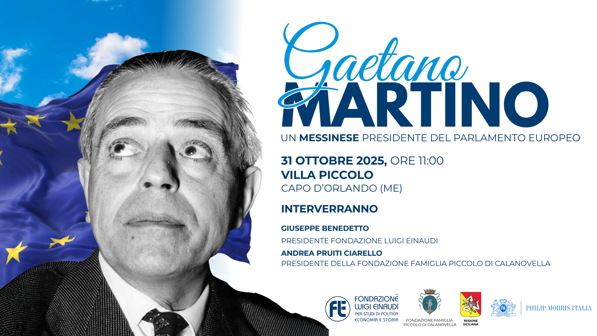 Gaetano Martino un messinese Presidente del Parlamento Europeo