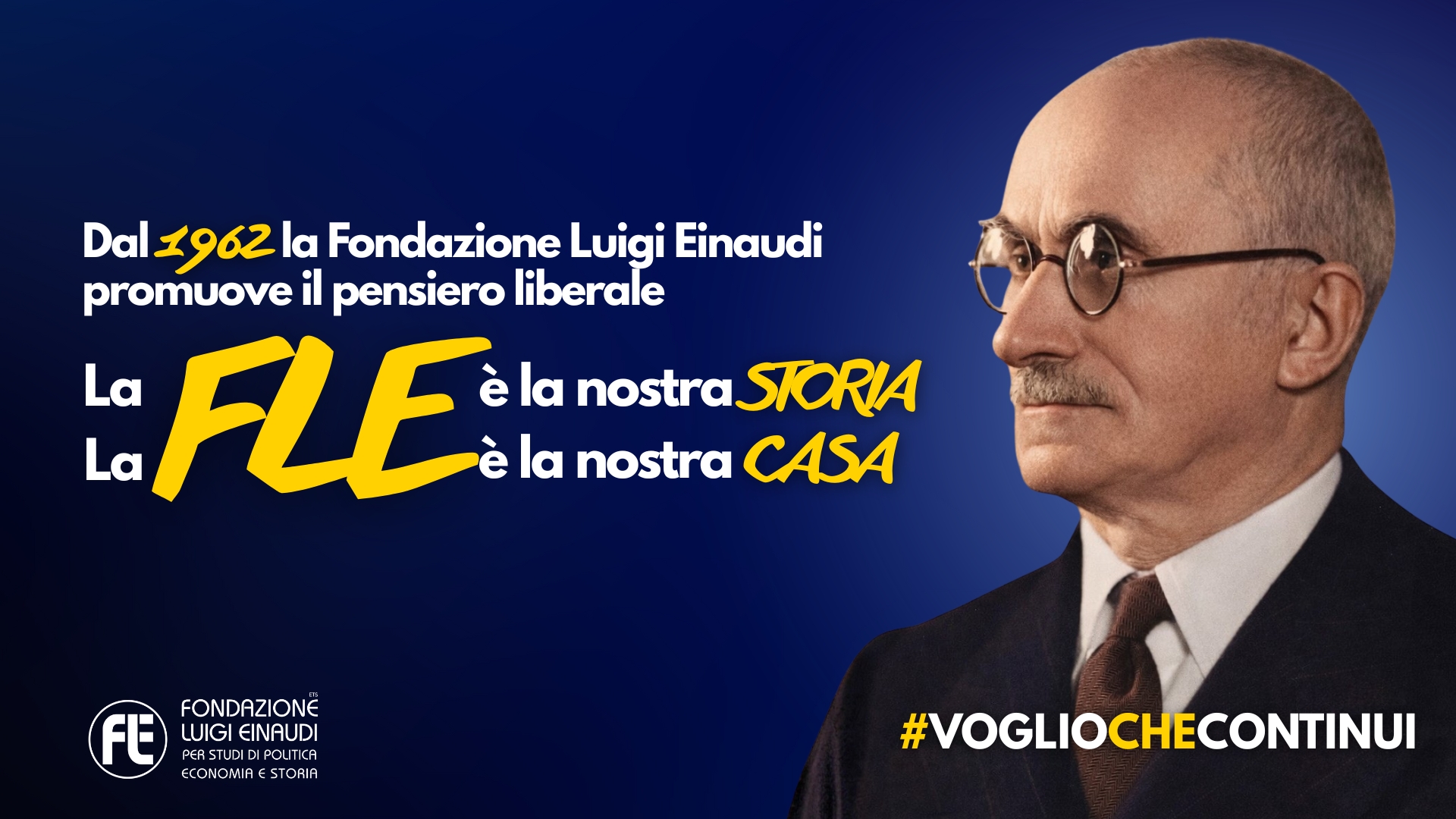 Sostieni la Fondazione Luigi Einaudi