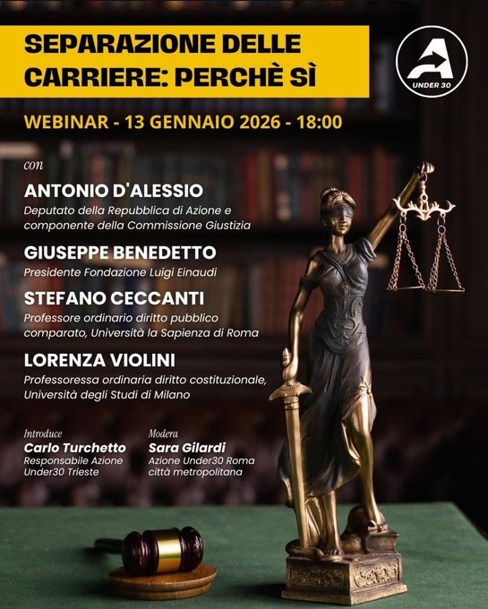 Separazione delle carriere: perchè si?