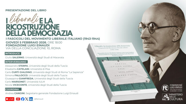 Presentazione del libro “I liberali e la ricostruzione della democrazia”
