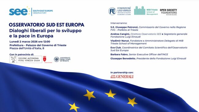 Osservatorio Sud Est Europa: Dialoghi liberali per lo sviluppo e la pace in Europa