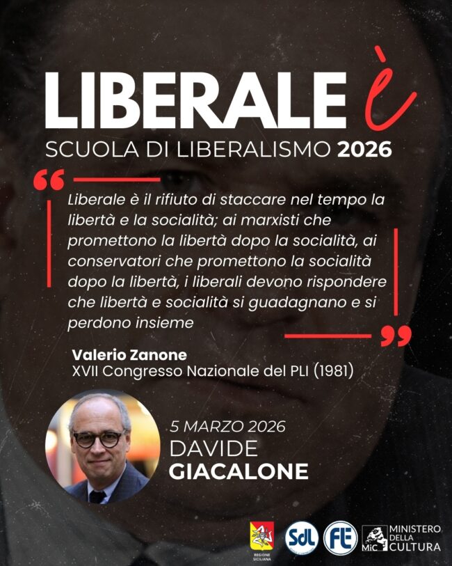 Davide Giacalone: Liberale è il rifiuto di staccare nel tempo la libertà e la socialità; ai marxisti che promettono la libertà dopo la socialità, ai conservatori che promettono la socialità dopo la libertà, i liberali devono rispondere che libertà e socialità si guadagnano e si perdono insieme