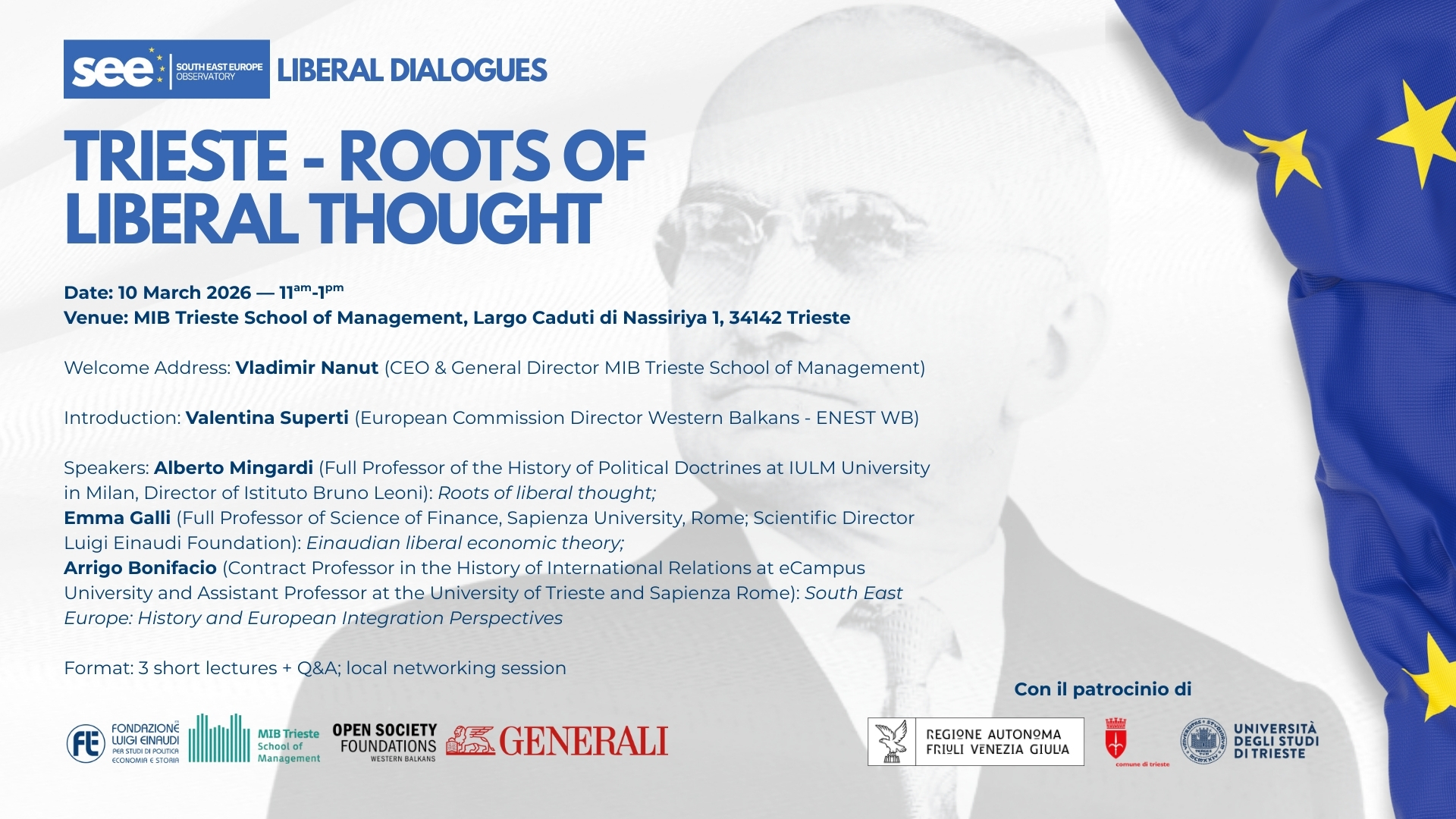 Liberal Dialogues: Trieste – Roots Of Liberal Thought