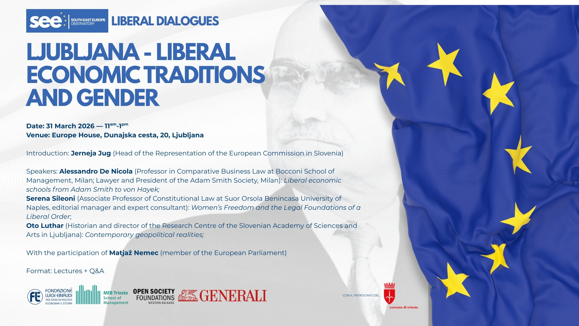 Liberal Dialogues: Ljubljana – Liberal Economic Traditions and Gender
