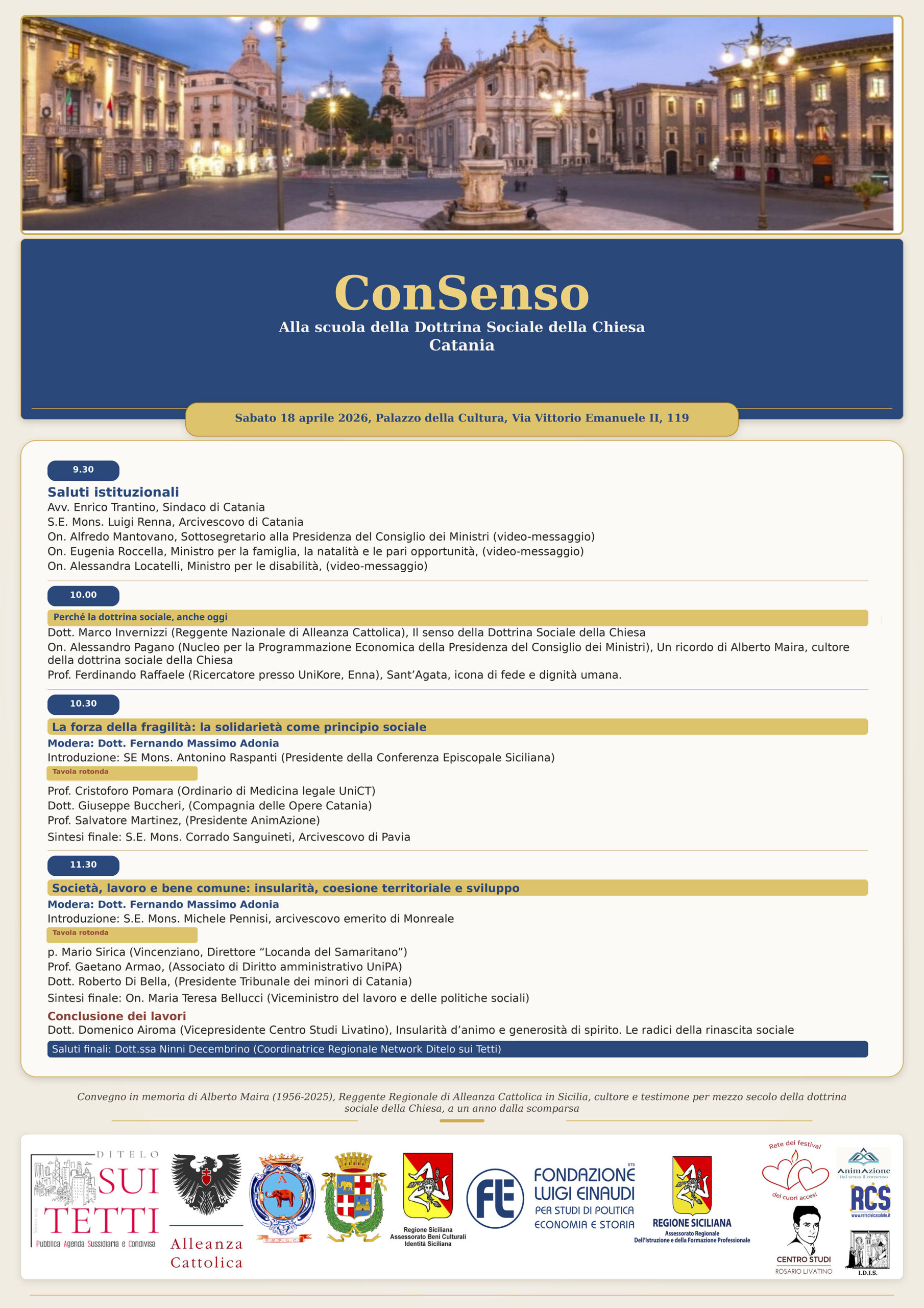 ConSenso – Alla scuola della Dottrina Sociale della Chiesa