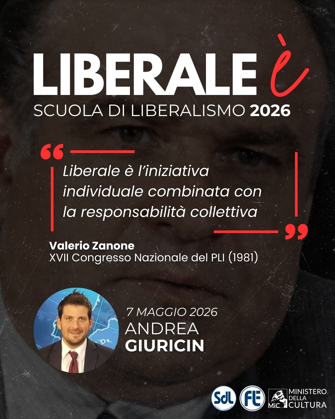 Scuola di Liberalismo 2026 – Andrea Giuricin: Liberale è l’iniziativa individuale combinata con la responsabilità collettiva
