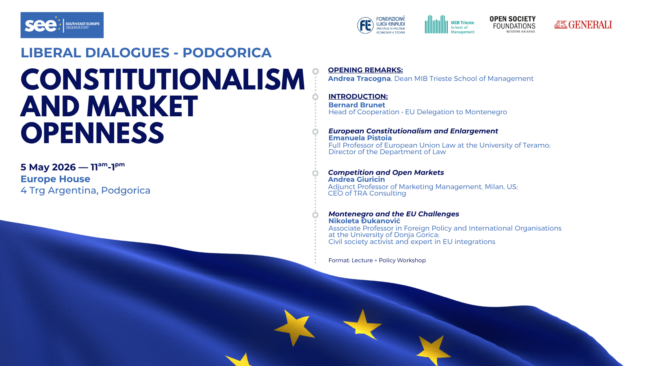 Liberal Dialogues: Podgorica – Constitutionalism and market openness
