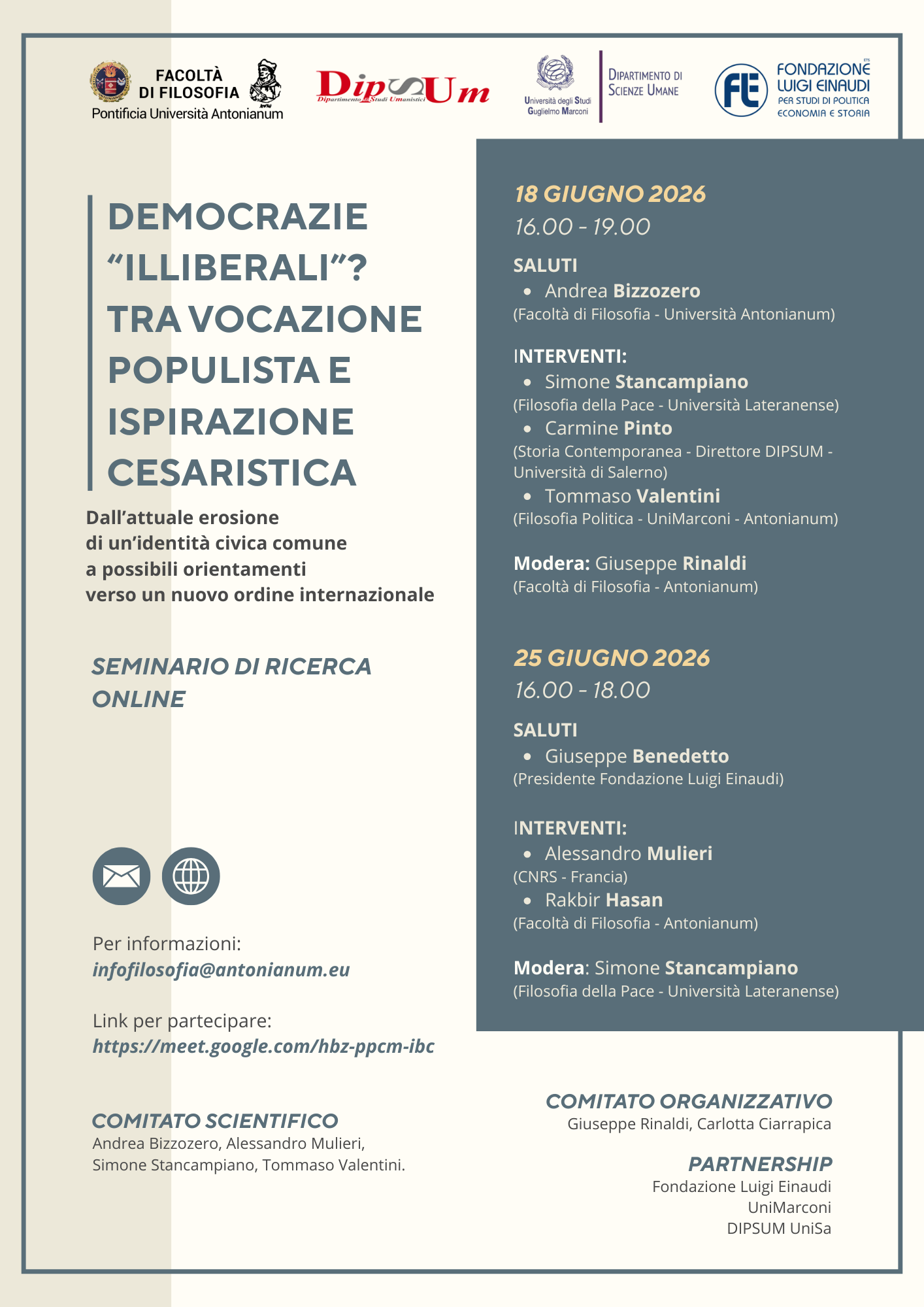Democrazie “illiberali”? Tra vocazione populista e ispirazione cesaristica Democrazie “illiberali”? Tra vocazione populista e ispirazione cesaristica