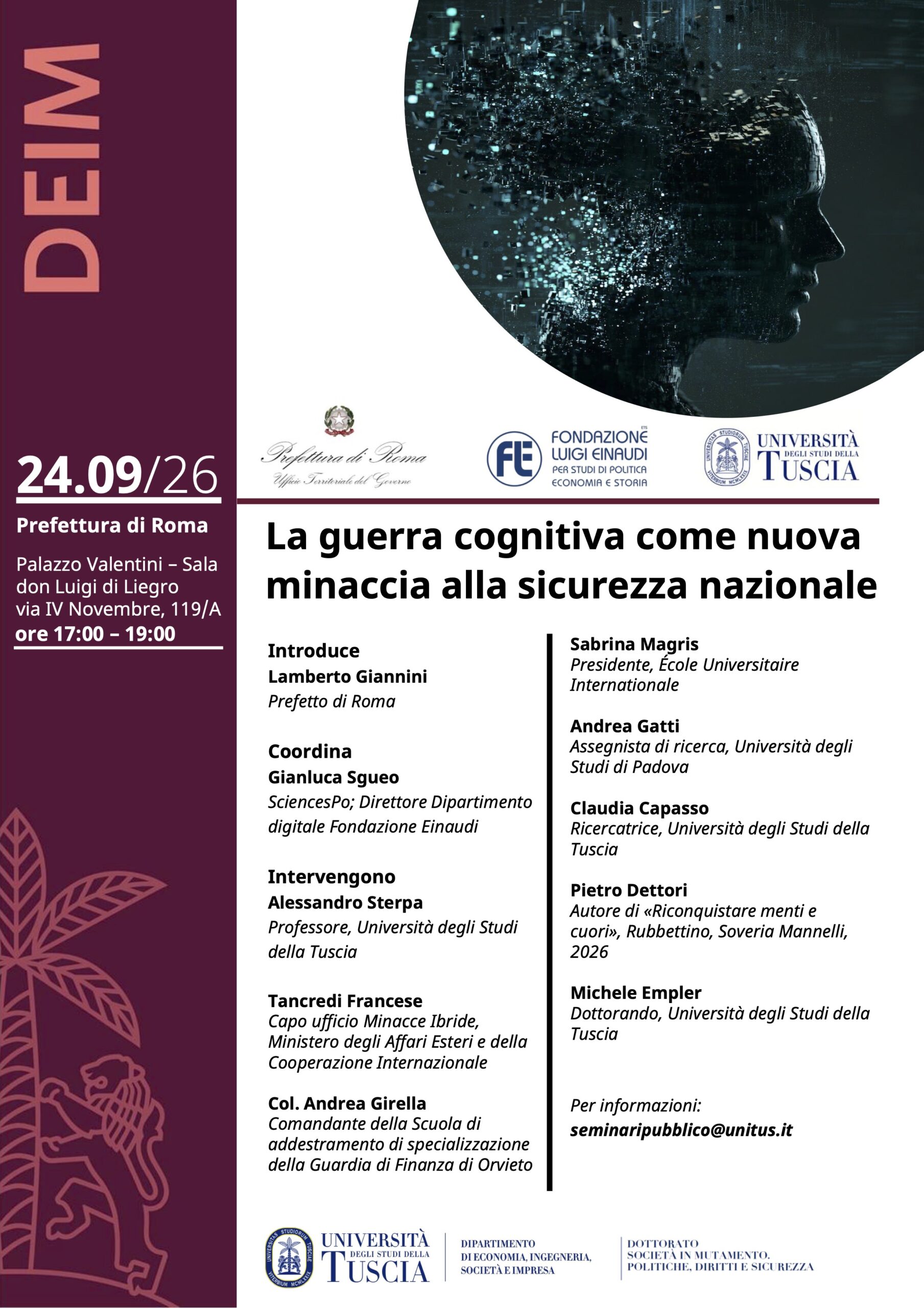 La guerra cognitiva come nuova minaccia alla sicurezza nazionale La guerra cognitiva come nuova minaccia alla sicurezza nazionale
