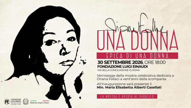 Vernissage della mostra celebrativa dedicata a Oriana Fallaci: Una donna. Epica di una donna