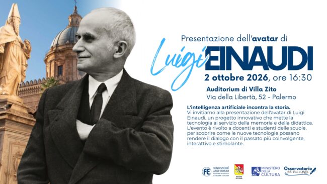 Presentazione dell’avatar di Luigi Einaudi